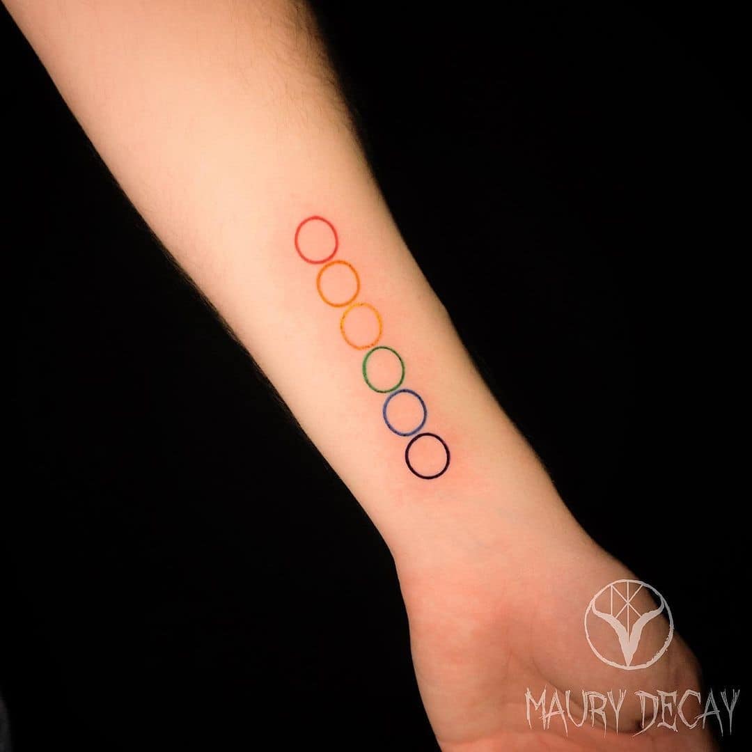 Top 37 Gorgeous Circle Tattoo Design Ideas 2022 (Small, Big, Black, Colorful) 33 Several Circles Tattoo