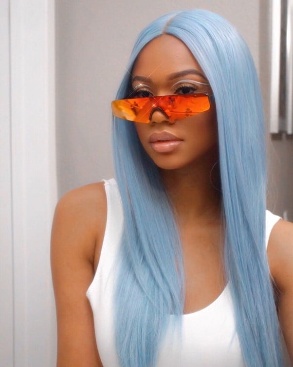 Light Blue Pastel Bob Wig