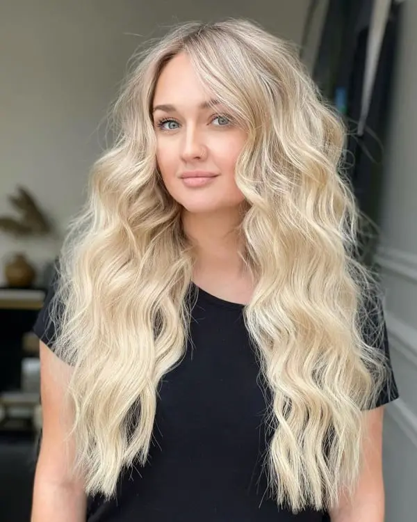 Curly Blonde Human Hair Wig