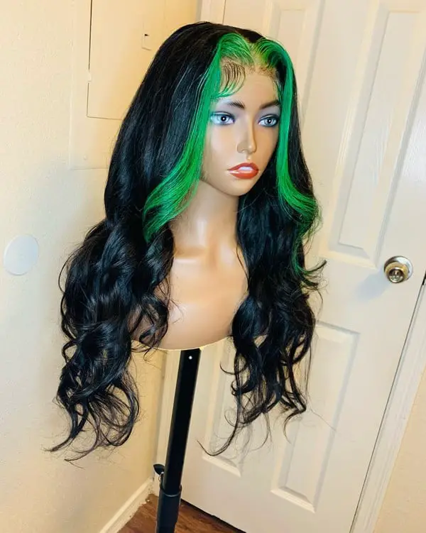 Green Wig Costume Look