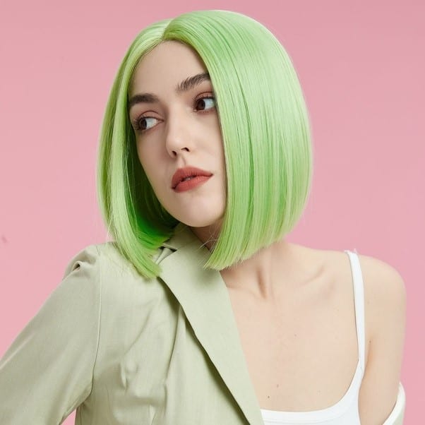 Light Green Wig Bob