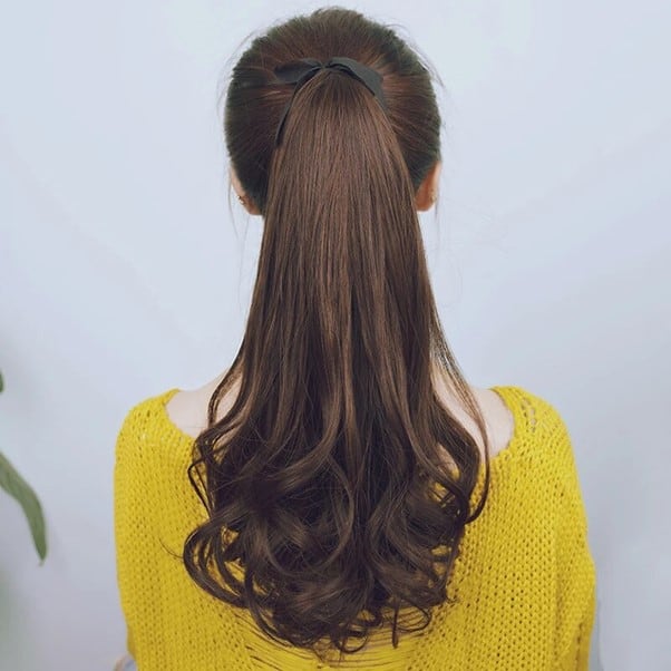 Loose Brown Ponytail Hair Wig