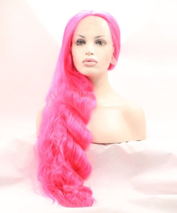 Bubblegum Pink Lace Front Wig