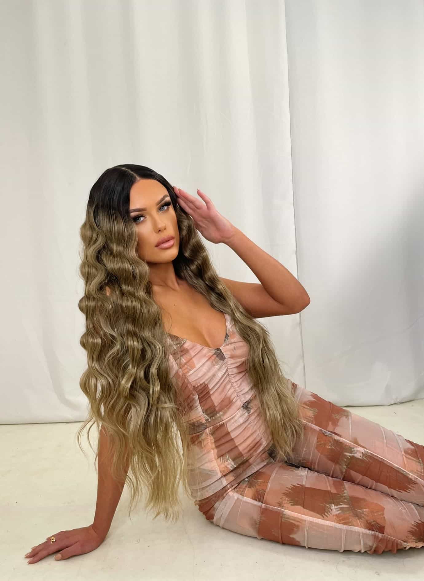 Ombre Glueless Lace Front Wig