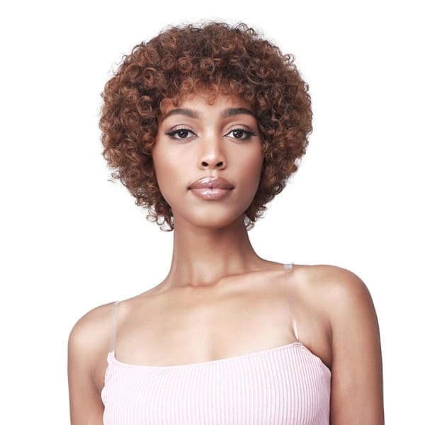 30+ Curly Wigs With Bangs You Can Shop Online (2023 Update) 27 Short Afro Curly Hair Wig With Bangs