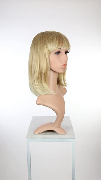 Strawberry Blonde Wig With Bangs