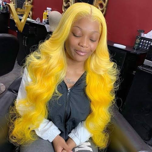 Yellow Human Hair Wig For Sale (2025 Update)