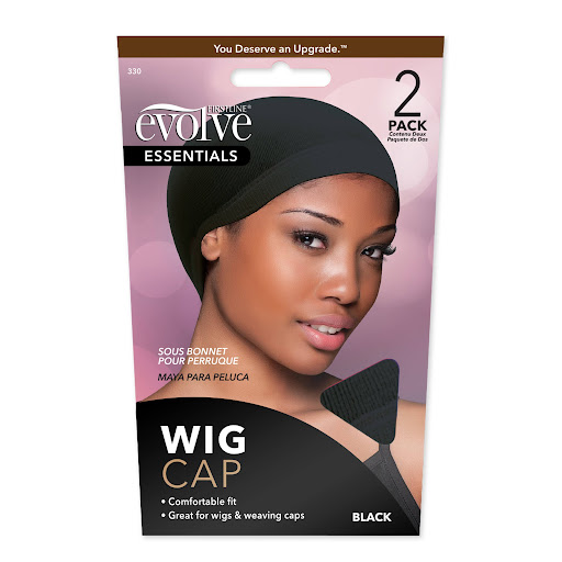 Donna Black Large Band Wig Cap